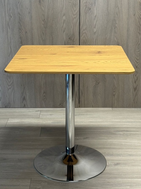 Stół skandynawski kwadratowy TORI Dark Wood 70 SILVER Stół skandynawski kwadratowy TORI Dark Wood 70 SILVER