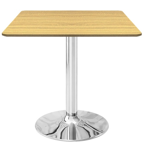 Stół skandynawski kwadratowy TORI Dark Wood 70 SILVER