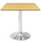 Stół skandynawski kwadratowy TORI Dark Wood 70 SILVER