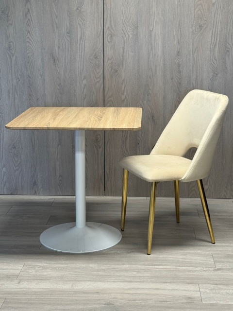 Stół skandynawski kwadratowy TORI Light Wood 70 MILK Stół skandynawski kwadratowy TORI Light Wood 70 MILK