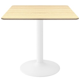 Stół skandynawski kwadratowy TORI Light Wood 70 MILK