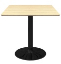 Stół skandynawski kwadratowy TORI Light Wood 70 SMOKE