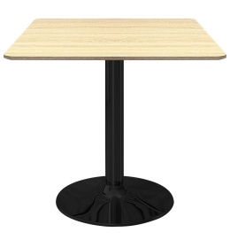 Stół skandynawski kwadratowy TORI Light Wood 70 SMOKE