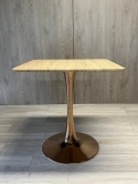 Stół skandynawski kwadratowy TORI SLIM Light Wood 70 COPPER