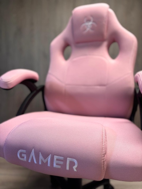 Fotel obrotowy do biurka CARRERA M FULL PINK FABRIC Fotel obrotowy do biurka CARRERA M FULL PINK FABRIC