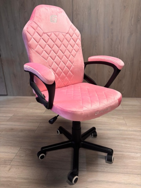 Fotel obrotowy do biurka MARIO ALCANTARA CARO PINK Fotel obrotowy do biurka MARIO ALCANTARA CARO PINK