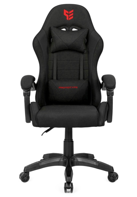 Fotel obrotowy gamingowy ENZO XL BLACK FABRIC OUTLET Fotel obrotowy gamingowy ENZO XL BLACK FABRIC OUTLET