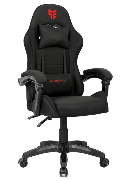Fotel obrotowy gamingowy ENZO XL BLACK FABRIC OUTLET Fotel obrotowy gamingowy ENZO XL BLACK FABRIC OUTLET