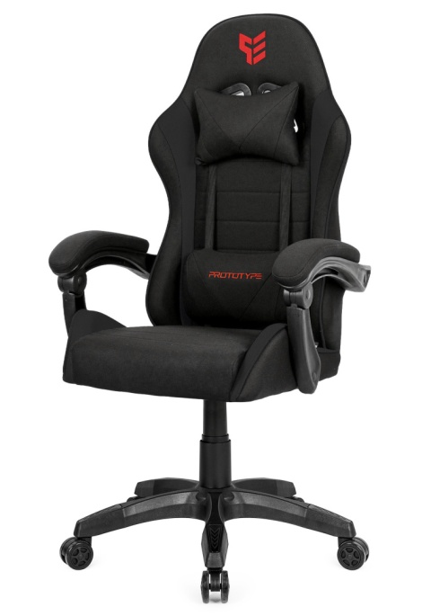 Fotel obrotowy gamingowy ENZO XL BLACK FABRIC OUTLET Fotel obrotowy gamingowy ENZO XL BLACK FABRIC OUTLET