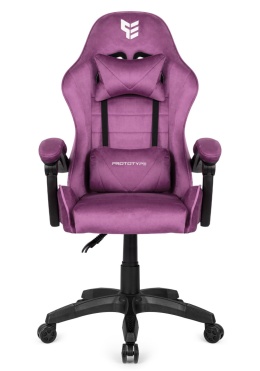 Fotel obrotowy gamingowy ENZO XL PURPLE ALCANTARA II GATUNEK