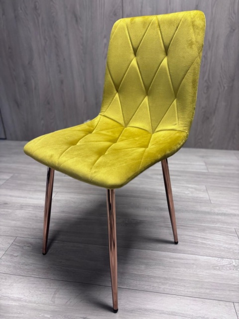 Krzesła tapicerowane BORGO VELVET ROSE GOLD zestaw 4 sztuk kolory do wyboru Krzesła tapicerowane BORGO VELVET ROSE GOLD zestaw 4 sztuk kolory do wyboru