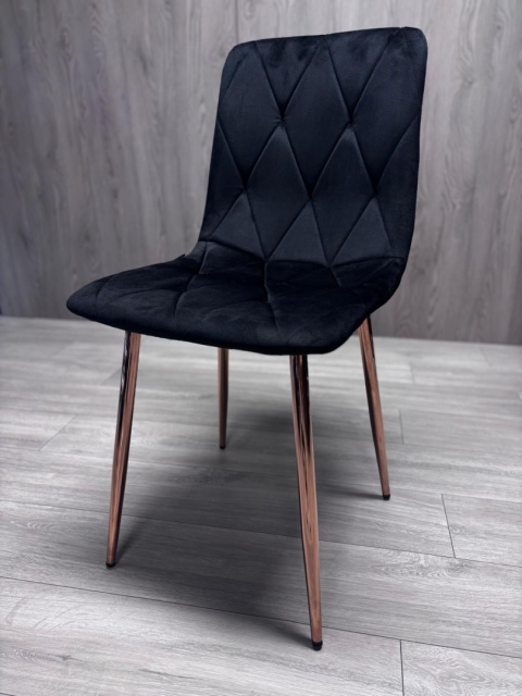 Krzesła tapicerowane BORGO VELVET ROSE GOLD zestaw 4 sztuk kolory do wyboru Krzesła tapicerowane BORGO VELVET ROSE GOLD zestaw 4 sztuk kolory do wyboru