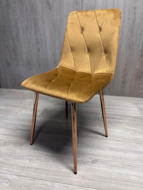 Krzesła tapicerowane BORGO VELVET ROSE GOLD zestaw 4 sztuk kolory do wyboru Krzesła tapicerowane BORGO VELVET ROSE GOLD zestaw 4 sztuk kolory do wyboru
