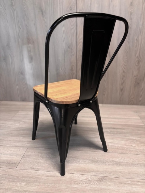 Krzesło metalowe loft CORSICA NERO PINE Krzesło metalowe loft CORSICA NERO PINE