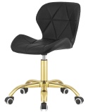 Krzesło obrotowe VASTO OFFICE PU BLACK GOLD