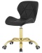 Krzesło obrotowe VASTO OFFICE PU BLACK GOLD