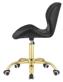 Krzesło obrotowe VASTO OFFICE PU BLACK GOLD