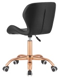 Krzesło obrotowe VASTO OFFICE PU BLACK ROSE GOLD