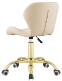 Krzesło obrotowe VASTO OFFICE PU CREAM GOLD