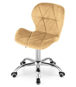 Krzesło obrotowe VASTO OFFICE VELVET BEIGE