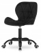 Krzesło obrotowe VASTO OFFICE VELVET BLACK SMOKE OUTLET