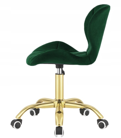 Krzesło obrotowe VASTO OFFICE VELVET FOREST GREEN GOLD Krzesło obrotowe VASTO OFFICE VELVET FOREST GREEN GOLD