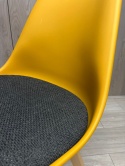 Krzesło skandynawskie MONZA HONEY BLACK FABRIC V