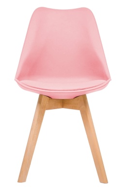 Krzesło skandynawskie MONZA PINK PU