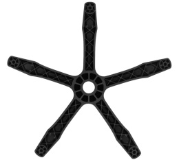 Podstawa fotela obrotowego XL, plastikowa 66 cm OUTLET