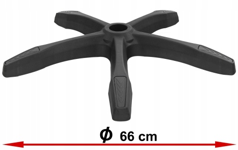 Podstawa fotela obrotowego XL, plastikowa 66 cm OUTLET Podstawa fotela obrotowego XL, plastikowa 66 cm OUTLET
