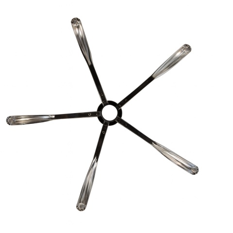 Podstawa krzesła obrotowego metalowa KD SILVER Podstawa krzesła obrotowego metalowa KD SILVER