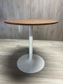 Stół okrągły VICTORY BROWN WOOD 70 cm MILK