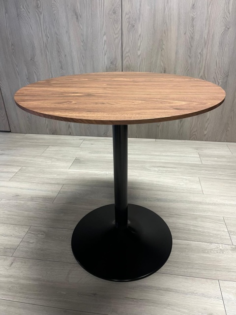 Stół okrągły VICTORY BROWN WOOD 70 cm SMOKE Stół okrągły VICTORY BROWN WOOD 70 cm SMOKE