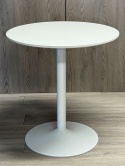 Stół okrągły VICTORY WHITE 70 cm MILK II GATUNEK