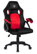 .Fotel obrotowy do biurka CARRERA M ALCANTARA BLACK + RED