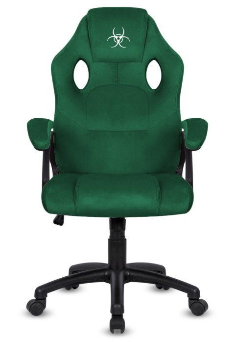.Fotel obrotowy do biurka CARRERA M ALCANTARA DARK GREEN