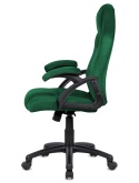 .Fotel obrotowy do biurka CARRERA M ALCANTARA DARK GREEN