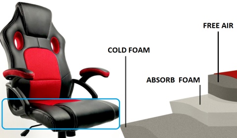 Fotel obrotowy do biurka CARRERA M STONE GREY + PINK FABRIC II GATUNEK