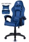 Fotel obrotowy gamingowy ENZO XL BLUE ALCANTARA