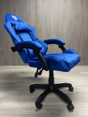 Fotel obrotowy gamingowy ENZO XL BLUE ALCANTARA