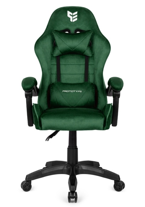 Fotel obrotowy gamingowy ENZO XL DARK GREEN ALCANTARA