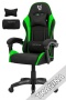 Fotel obrotowy gamingowy ENZO XL GREEN FABRIC OUTLET