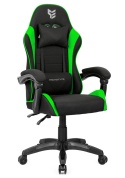 Fotel obrotowy gamingowy ENZO XL GREEN FABRIC OUTLET Fotel obrotowy gamingowy ENZO XL GREEN FABRIC OUTLET