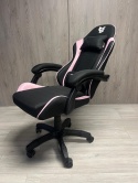 Fotel obrotowy gamingowy ENZO XL PINK FABRIC