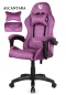 Fotel obrotowy gamingowy ENZO XL PURPLE ALCANTARA OUTLET