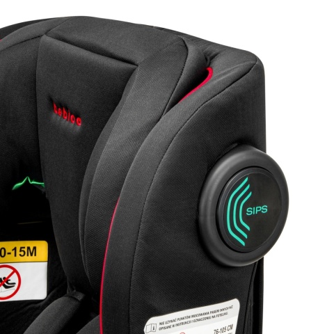 Fotelik samochodowy Bebico DEFENDER RED i-Size 76-150 cm wzrostu (9-36kg) OUTLET