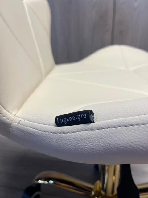 Krzesło obrotowe VASTO OFFICE PU CREAM GOLD