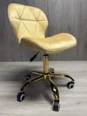 Krzesło obrotowe VASTO OFFICE VELVET SUNNY GOLD