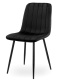 Krzesło tapicerowane AURORA VELVET BLACK