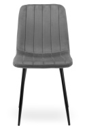 Krzesło tapicerowane AURORA VELVET DARK GREY